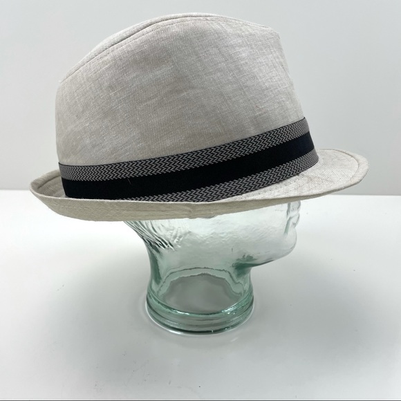 Stetson Linen Blend Fedora Hat Cream L - Picture 6 of 9